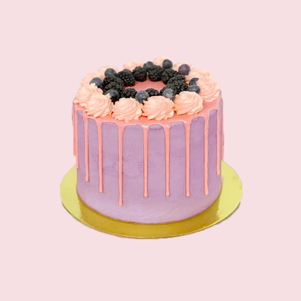 Mixed Berry Sponge Cake